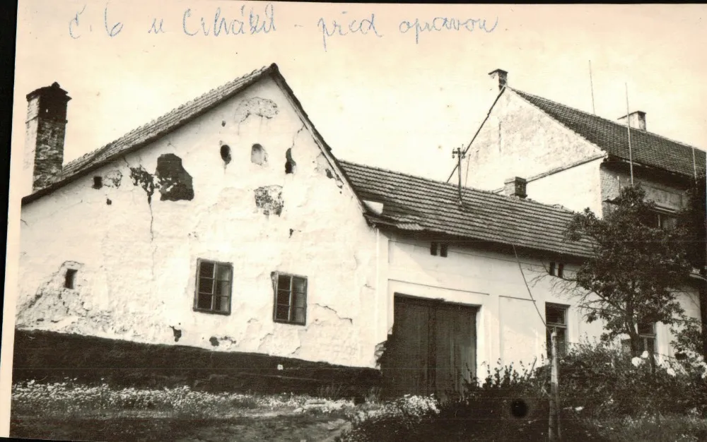 House no. 6, "u Crháků", before repair.